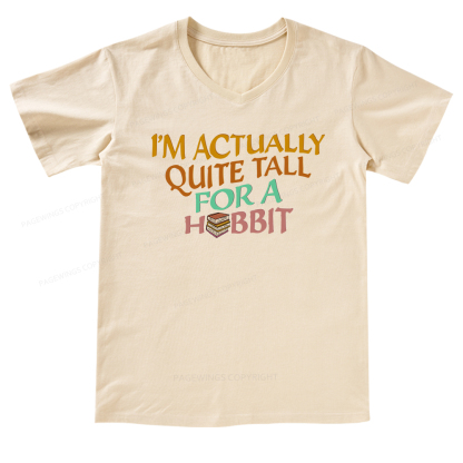 Pagewings I'm Actually Quite Tall V-neck T-shirt