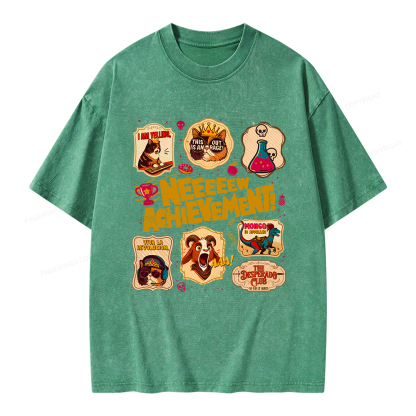 Pagewings New Achievement Unisex Washed T-shirt