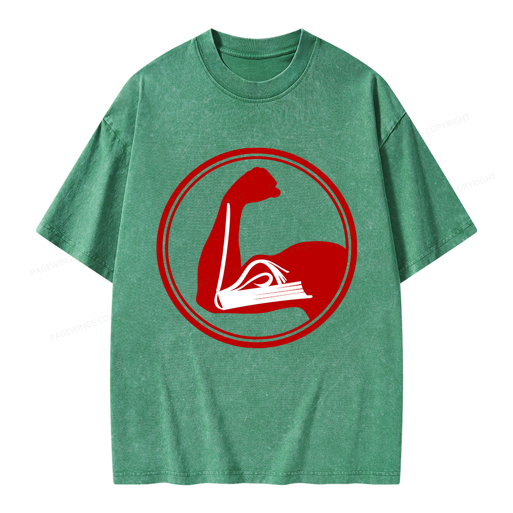 Pagewings Book Lovers Unisex Washed T-shirt