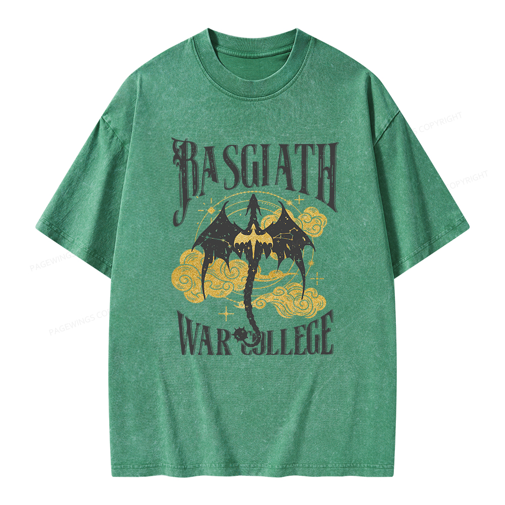 Pagewings Rasgiath Warcollege Unisex Washed T-shirt
