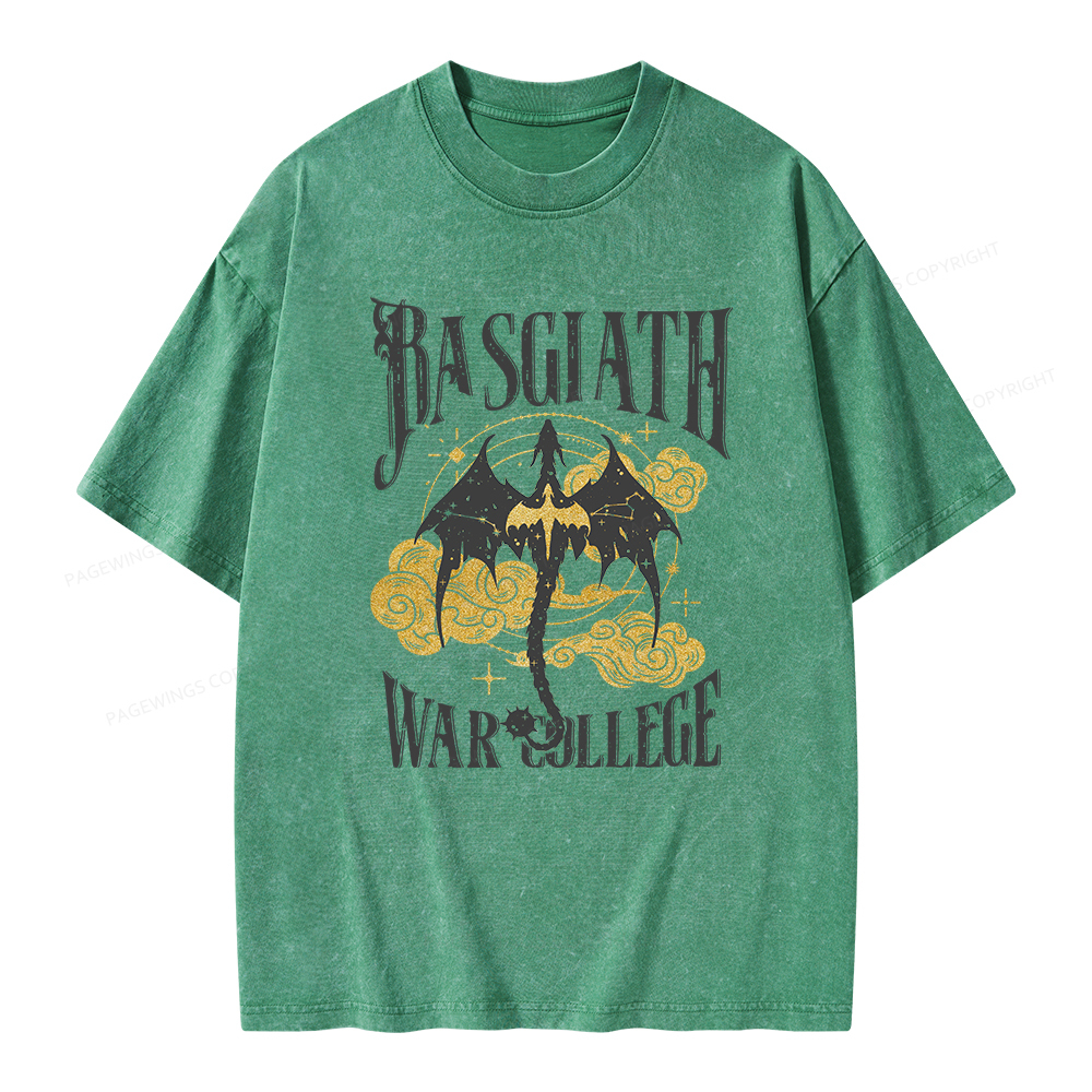 Pagewings Rasgiath Warcollege Unisex Washed T-shirt