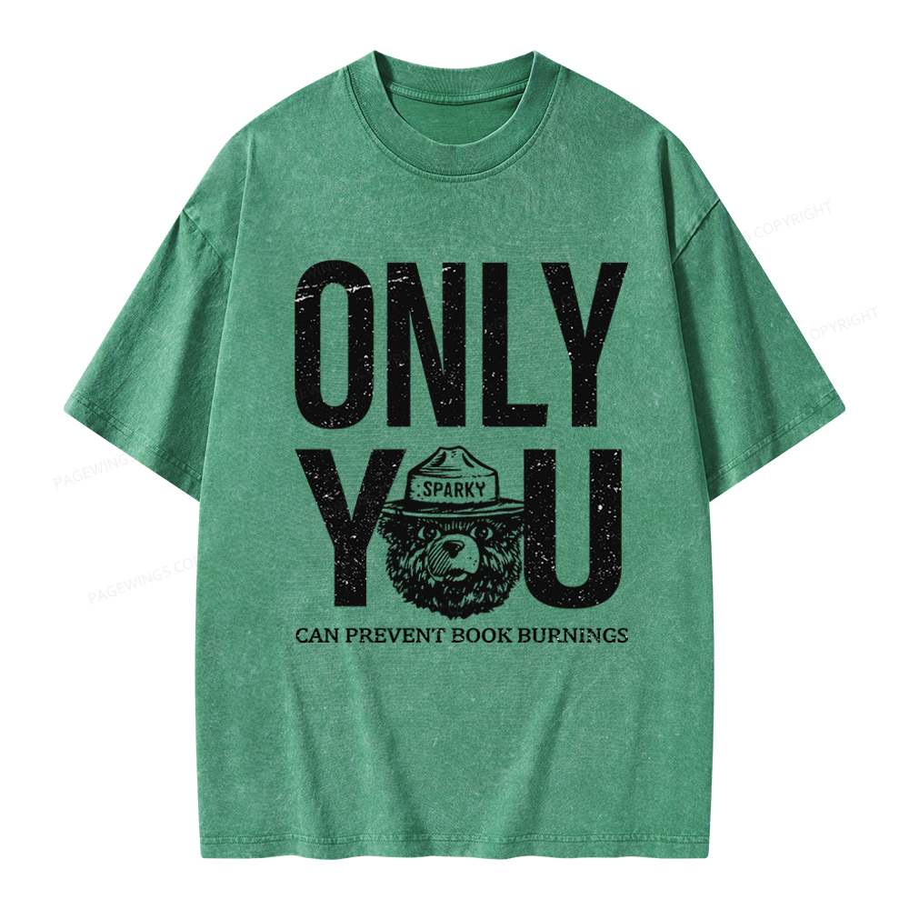 Pagewings Only You Unisex Washed T-shirt