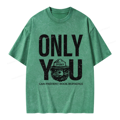 Pagewings Only You Unisex Washed T-shirt