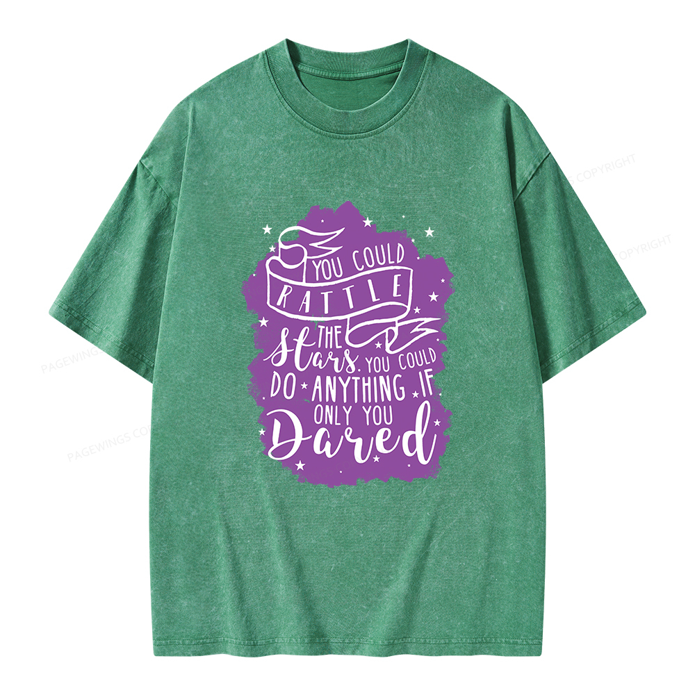 Pagewings Rattle The Stars Unisex Washed T-shirt