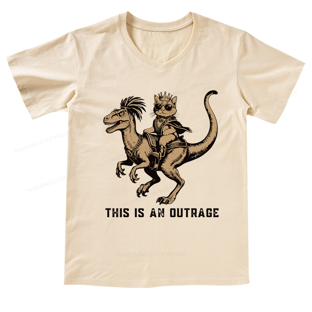 Pagewings Fantasy Book Reader V-neck T-shirt