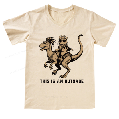 Pagewings Fantasy Book Reader V-neck T-shirt