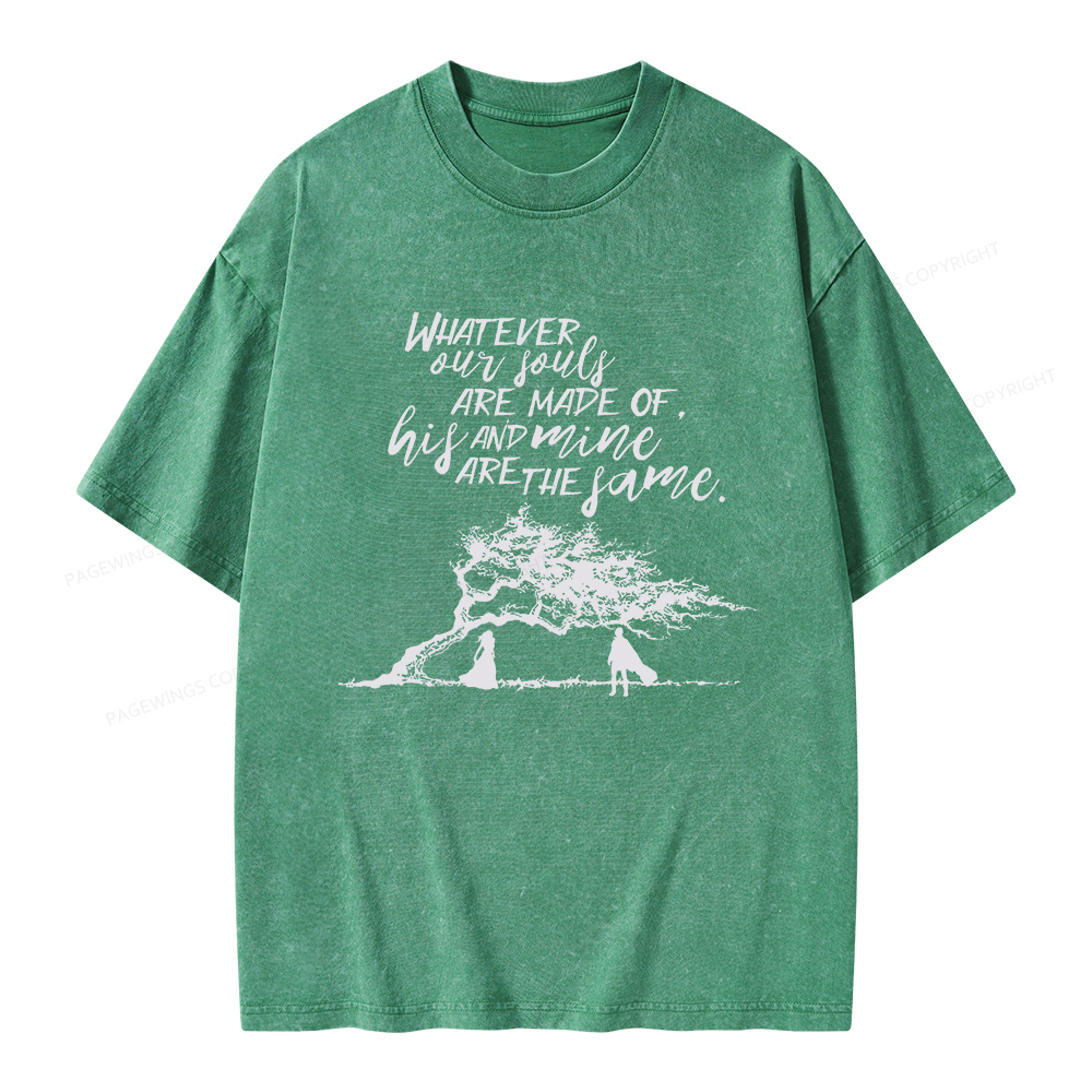 Pagewings His And Mine Are The Same Unisex Washed T-shirt