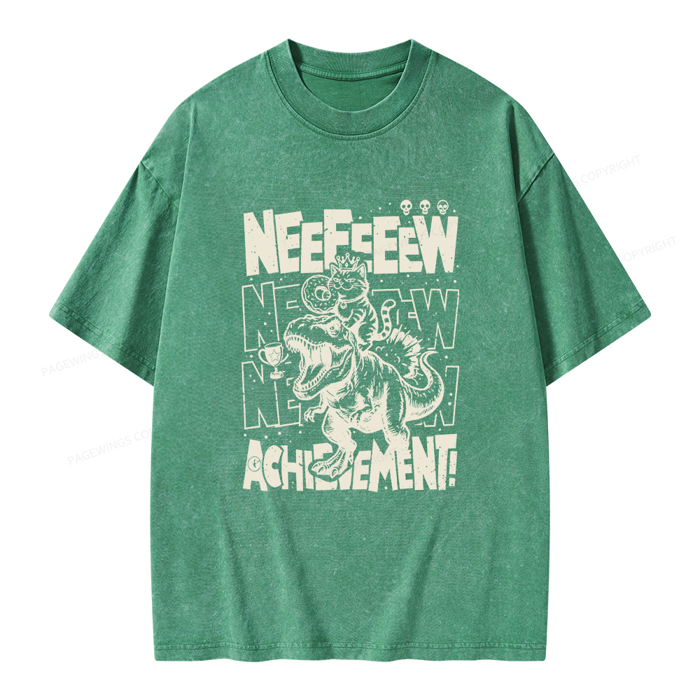 Pagewings New Achievement Book Unisex Washed T-shirt
