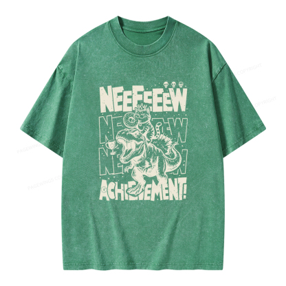 Pagewings New Achievement Book Unisex Washed T-shirt