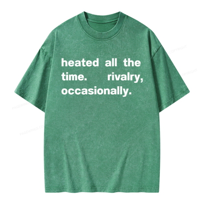 Pagewings  The Time Rivalry Occasionally Unisex Washed T-shirt