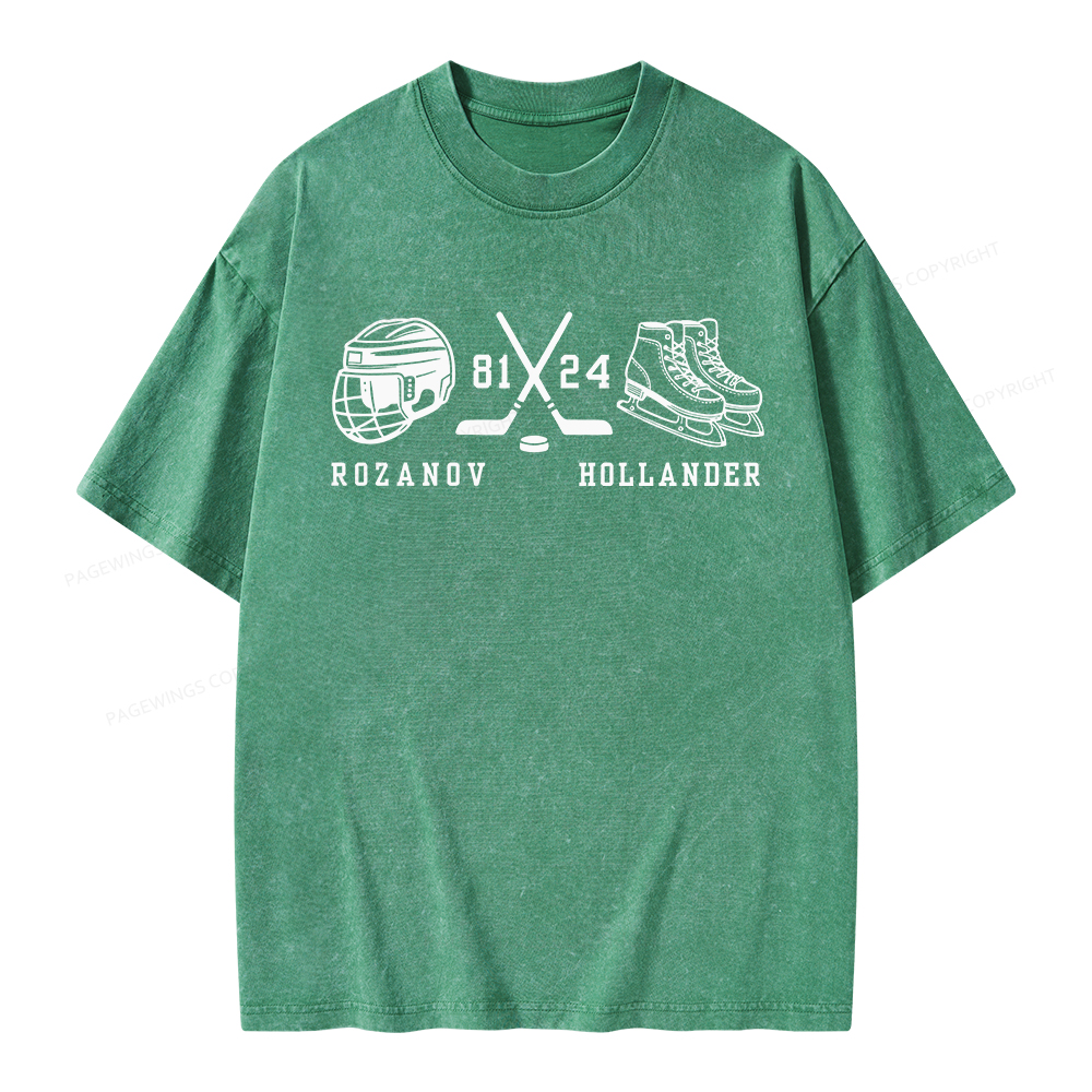 Pagewings Romance Novel Lover Unisex Washed T-shirt