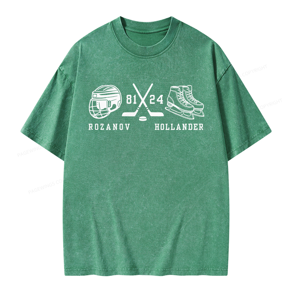 Pagewings Romance Novel Lover Unisex Washed T-shirt