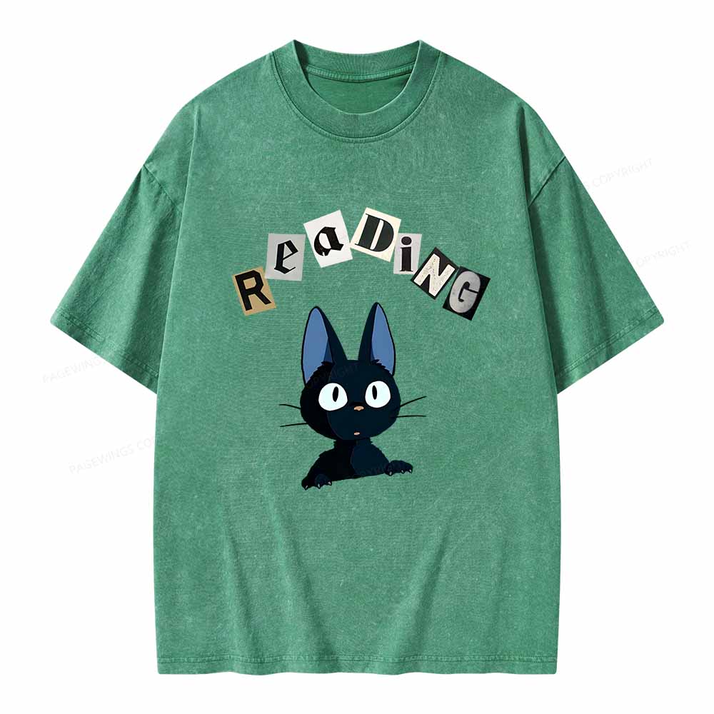 Pagewings Reading Unisex Washed T-shirt