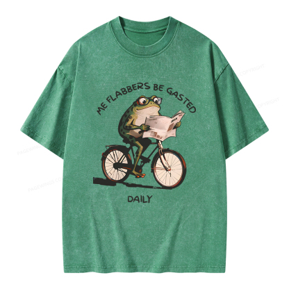 Pagewings Me Flabbers Be Gasted Daily Unisex Washed T-shirt