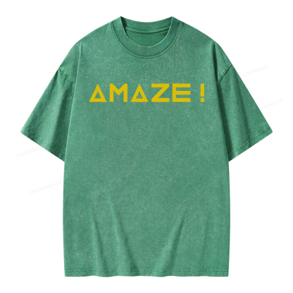 Pagewings Amaze Unisex Washed T-shirt