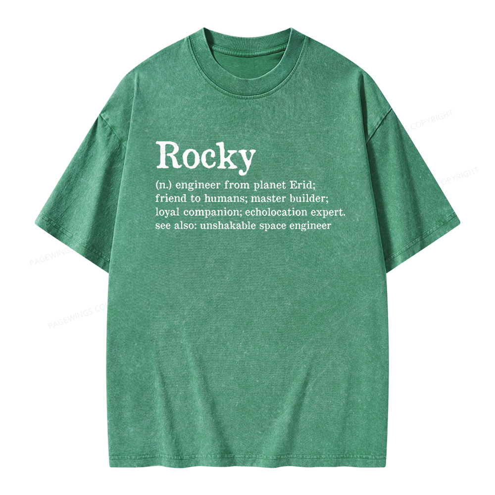 Pagewings Rocky Unisex Washed T-shirt