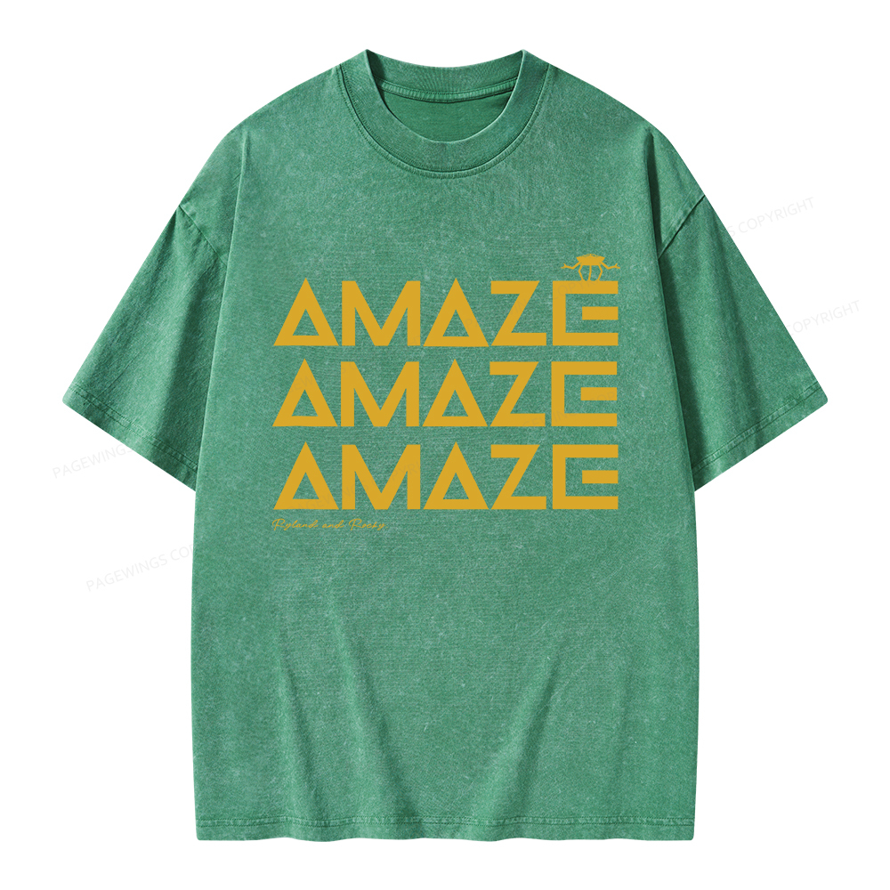Pagewings Amaze Unisex Washed T-shirt