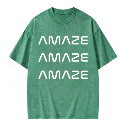 Pagewings Amaze Unisex Washed T-shirt