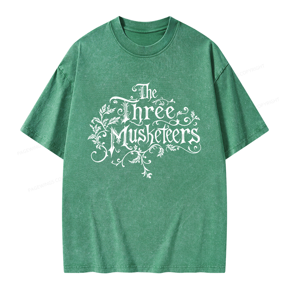 Pagewings Musketeers Unisex Washed T-shirt