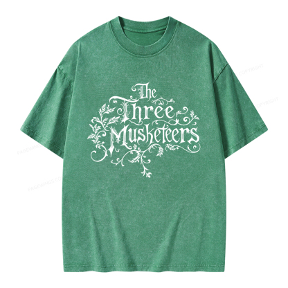 Pagewings Musketeers Unisex Washed T-shirt