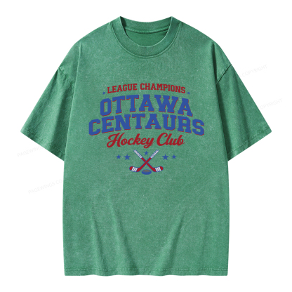 Pagewings Hockey Romance Unisex Washed T-shirt