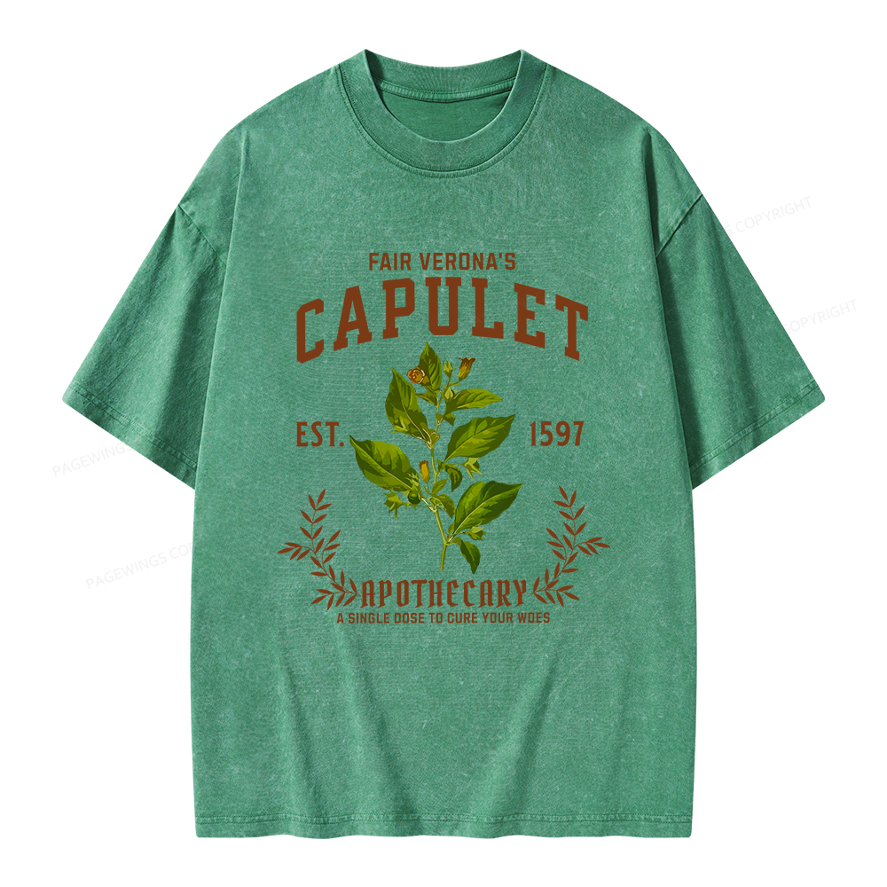 Pagewings Capulet Unisex Washed T-shirt