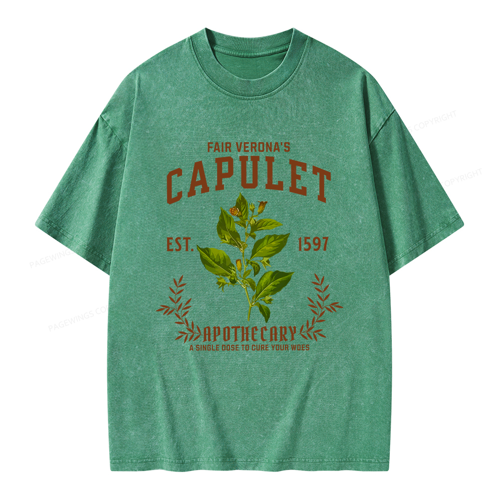 Pagewings Capulet Unisex Washed T-shirt