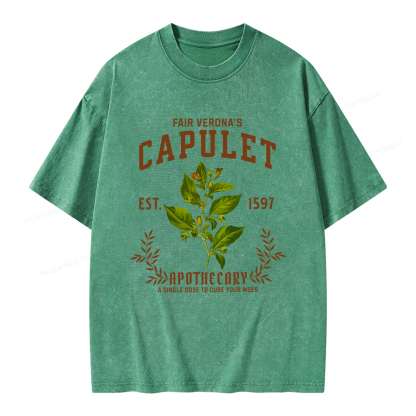Pagewings Capulet Unisex Washed T-shirt