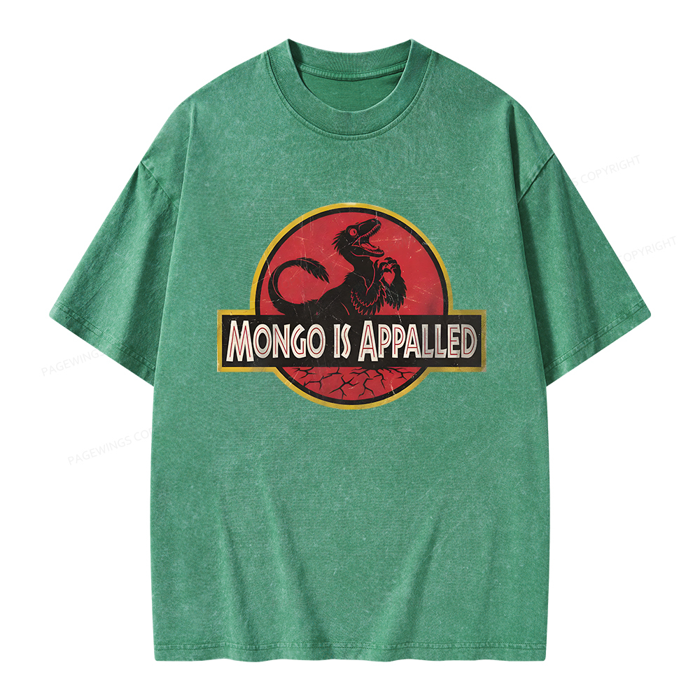 Pagewings Mongo Is Appalled Unisex Washed T-shirt