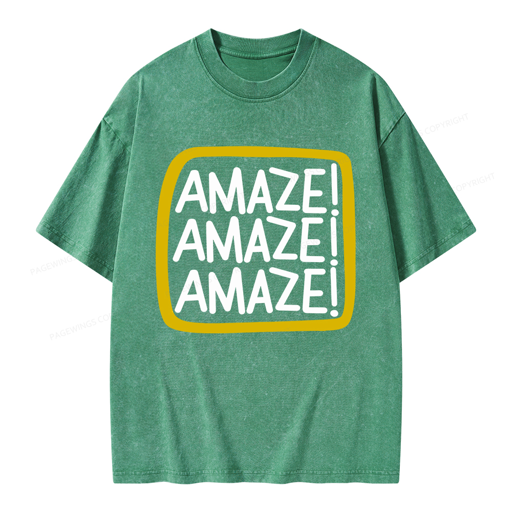 Pagewings Amaze Unisex Washed T-shirt