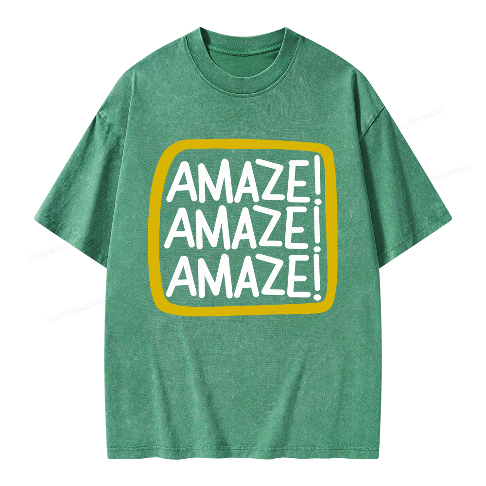 Pagewings Amaze Unisex Washed T-shirt