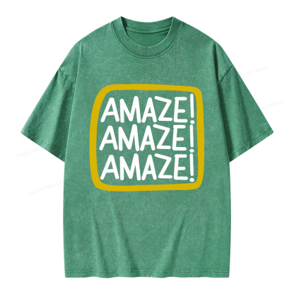Pagewings Amaze Unisex Washed T-shirt
