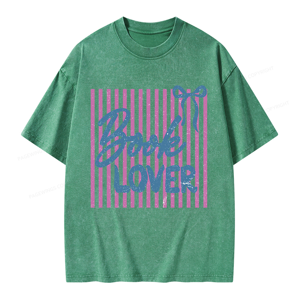 Pagewings Book Lover Unisex Washed T-shirt