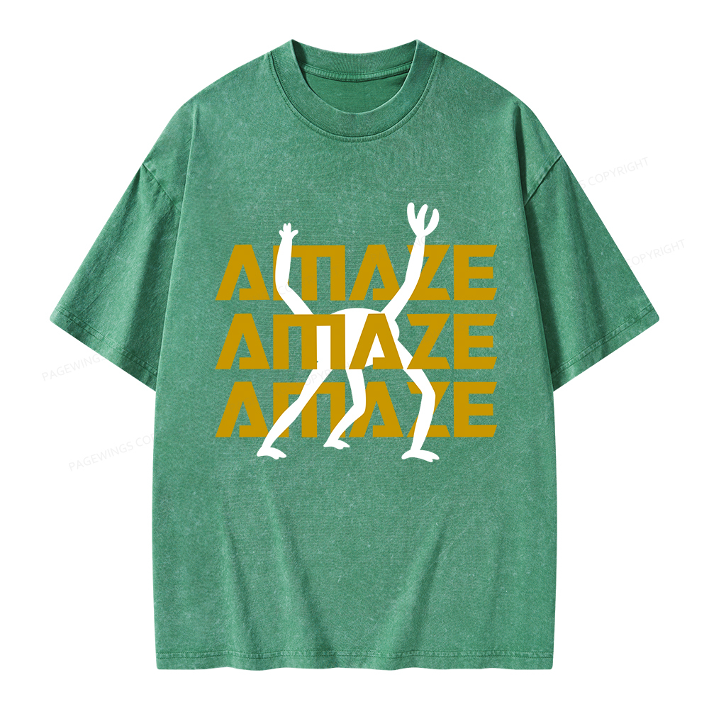 Pagewings Amaze Unisex Washed T-shirt