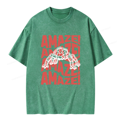 Pagewings Amaze Space Unisex Washed T-shirt