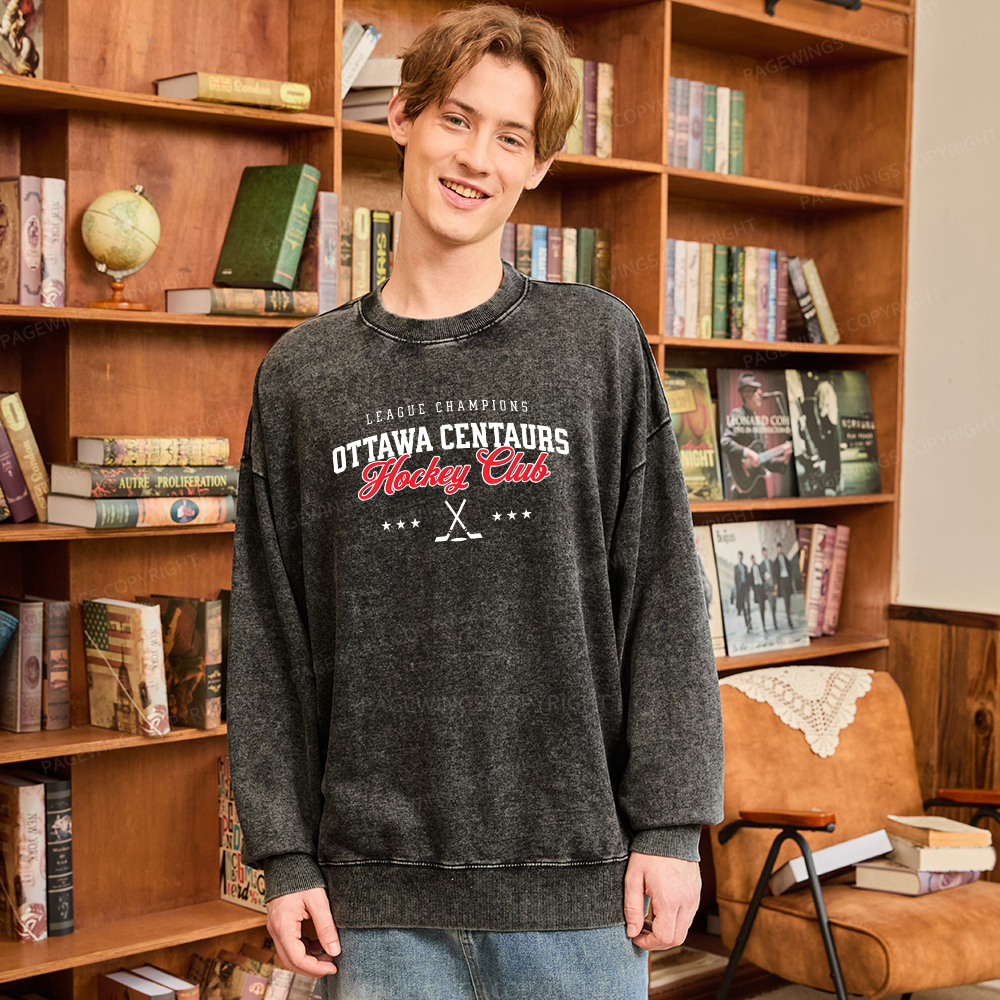 Pagewings Romance Reader Unisex Washed Sweatshirt