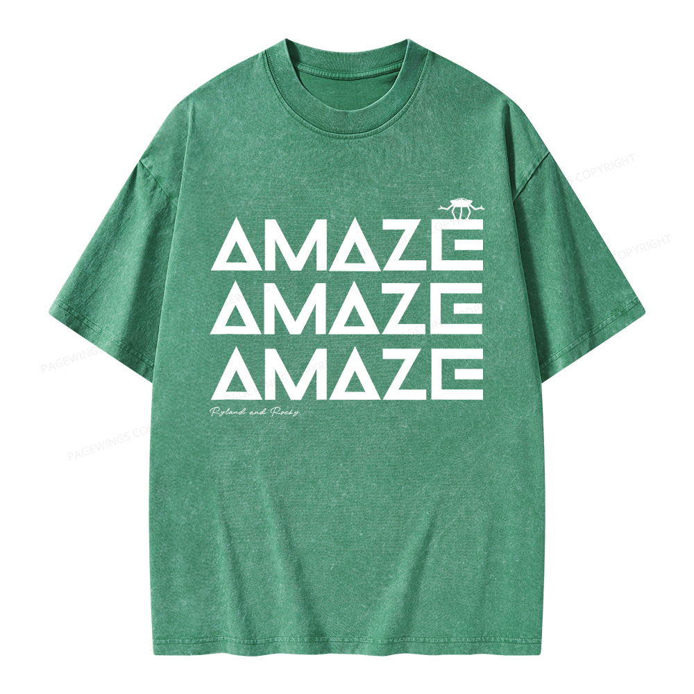 Pagewings Amaze Unisex Washed T-shirt