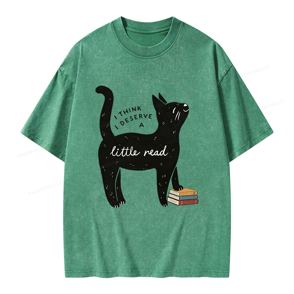 Pagewings Little Read Unisex Washed T-shirt