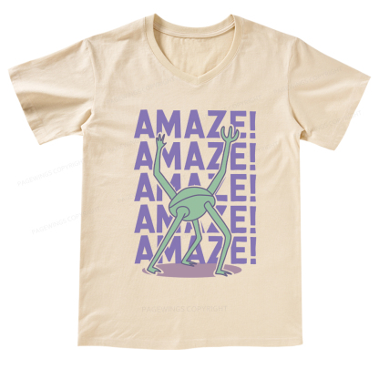 Pagewings Rocky Amaze V-neck T-shirt