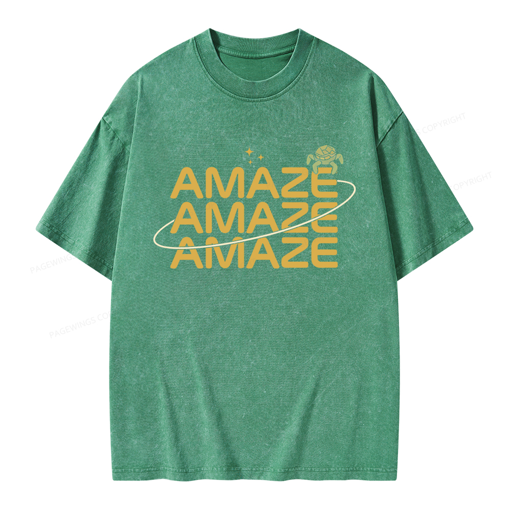 Pagewings Amaze Unisex Washed T-shirt