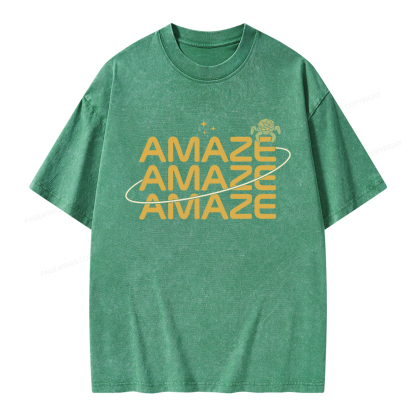 Pagewings Amaze Unisex Washed T-shirt
