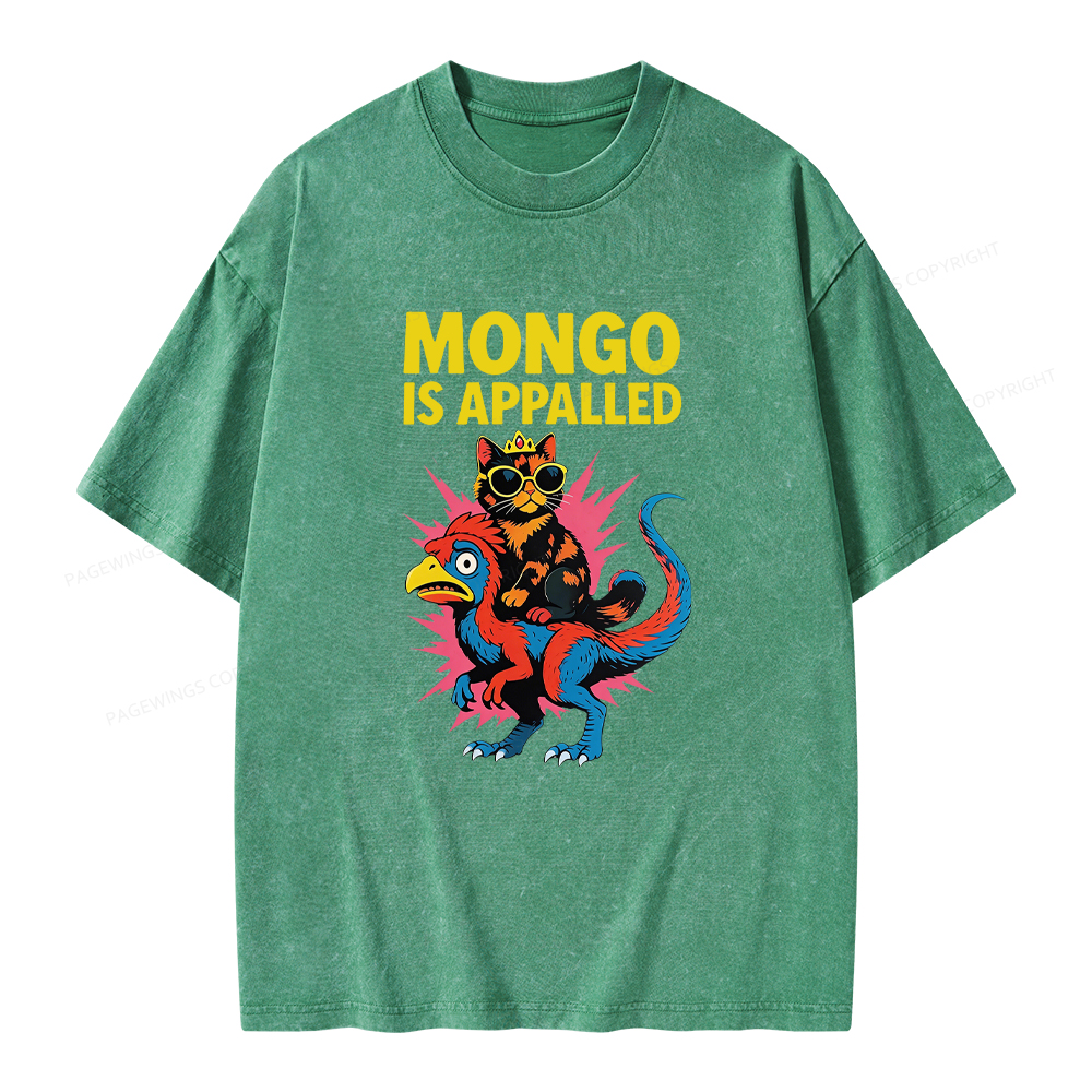 Pagewings Mongo Is Appalled Unisex Washed T-shirt