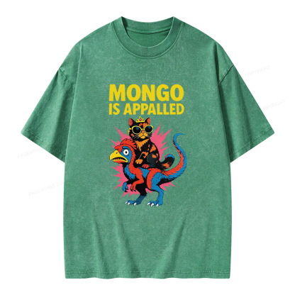 Pagewings Mongo Is Appalled Unisex Washed T-shirt