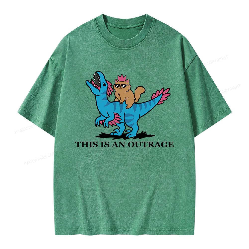 Pagewings Fantasy Book Reader Unisex Washed T-shirt