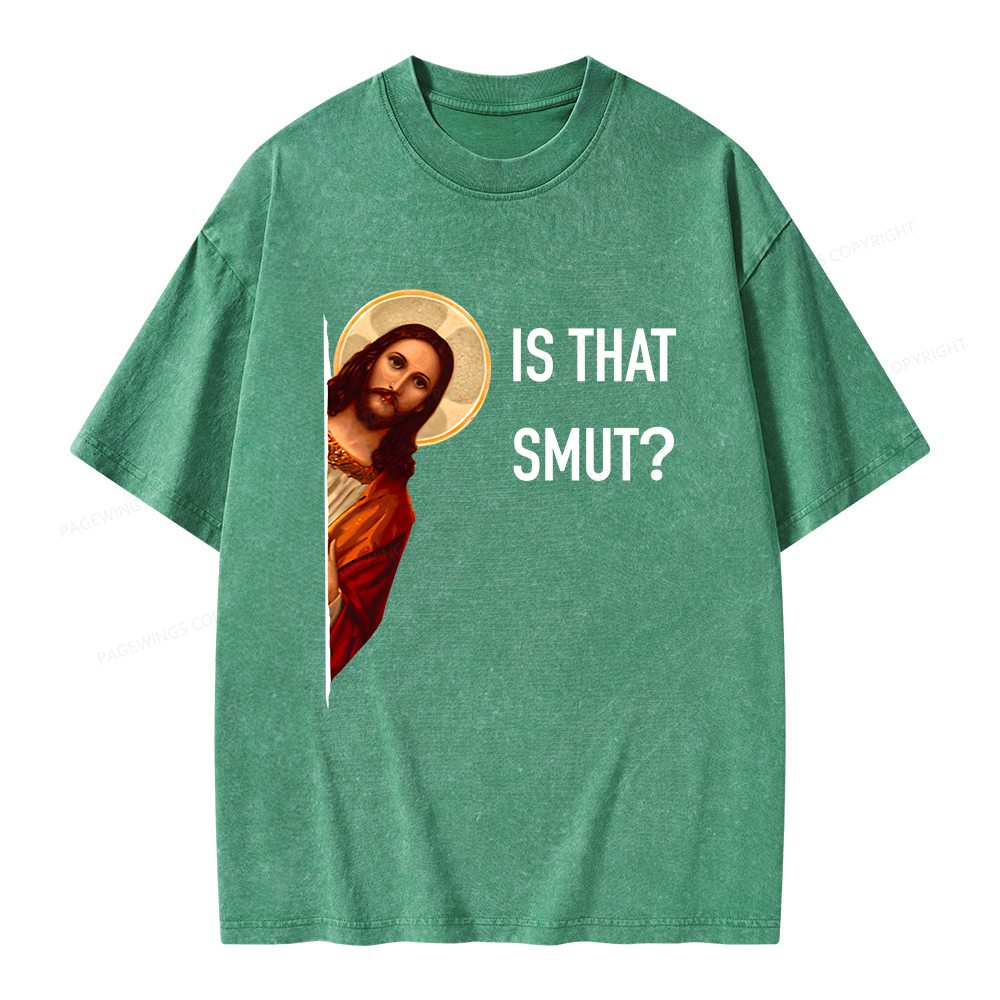 Pagewings Is That Smut Unisex Washed T-shirt