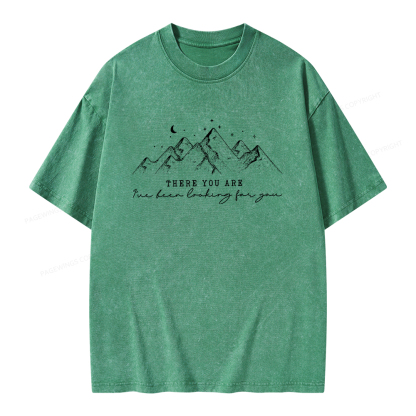 Pagewings ive been looking for you Unisex Washed T-shirt