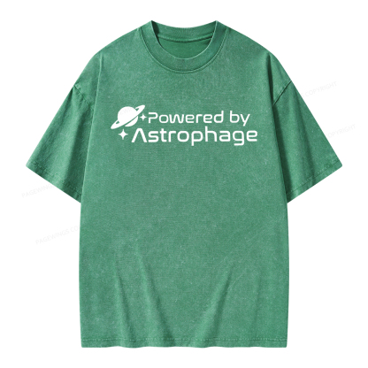 Pagewings Powered By Astrophag Unisex Washed T-shirt