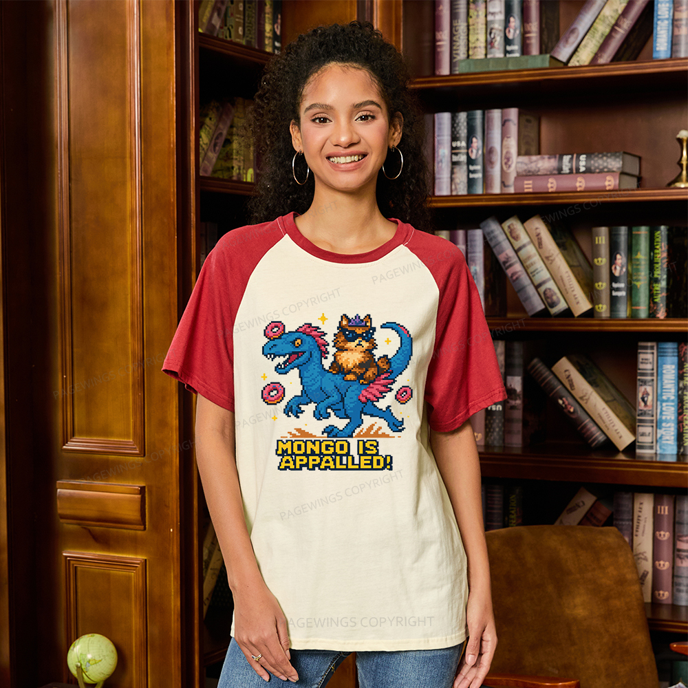Pagewings Sci-Fi Book Lover Raglan T-shirt