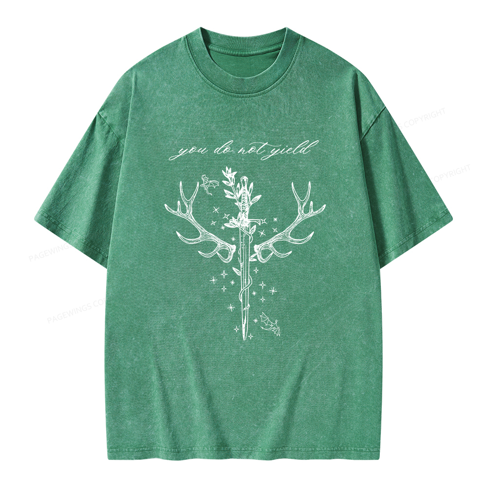 Pagewings Libraries Were Full Of Ideas Unisex Washed T-shirt