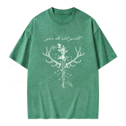 Pagewings Libraries Were Full Of Ideas Unisex Washed T-shirt